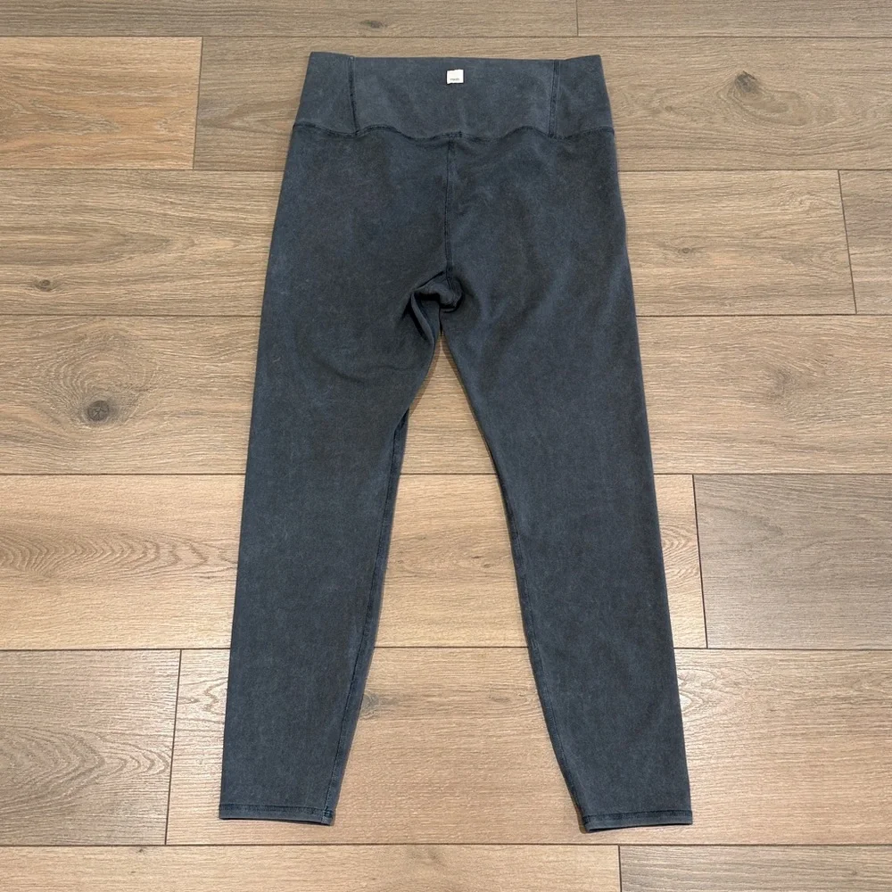 VUORI Washed Charcoal Studio‎ Legging Active High Rise Workout Gym Yoga Size XL